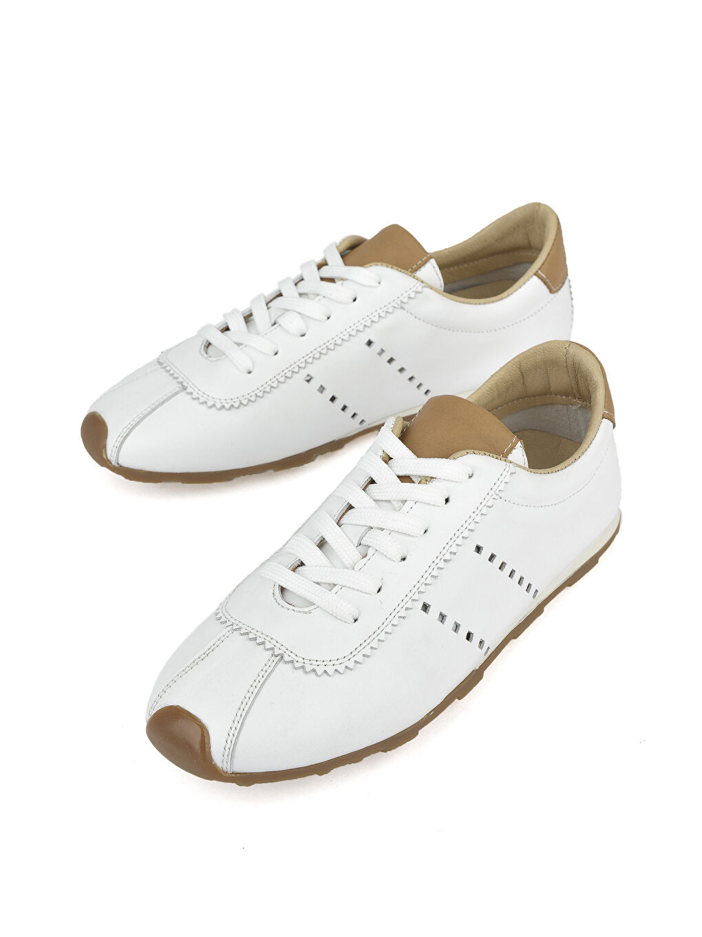 Kadın Hakiki Deri Sneaker 1511035Z6300 Beyaz-4