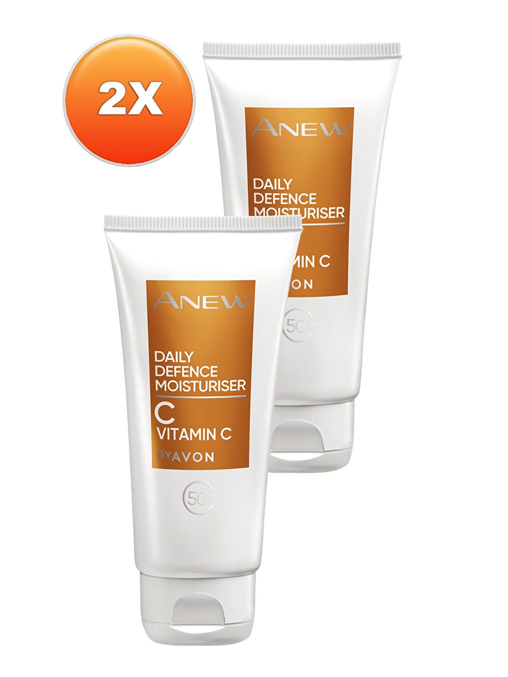 AVON Renksiz Anew Daily Defence Moisturiser Spf 50 Korumalı Nemlendirici Losyon 50 Ml. İkili Set - 1