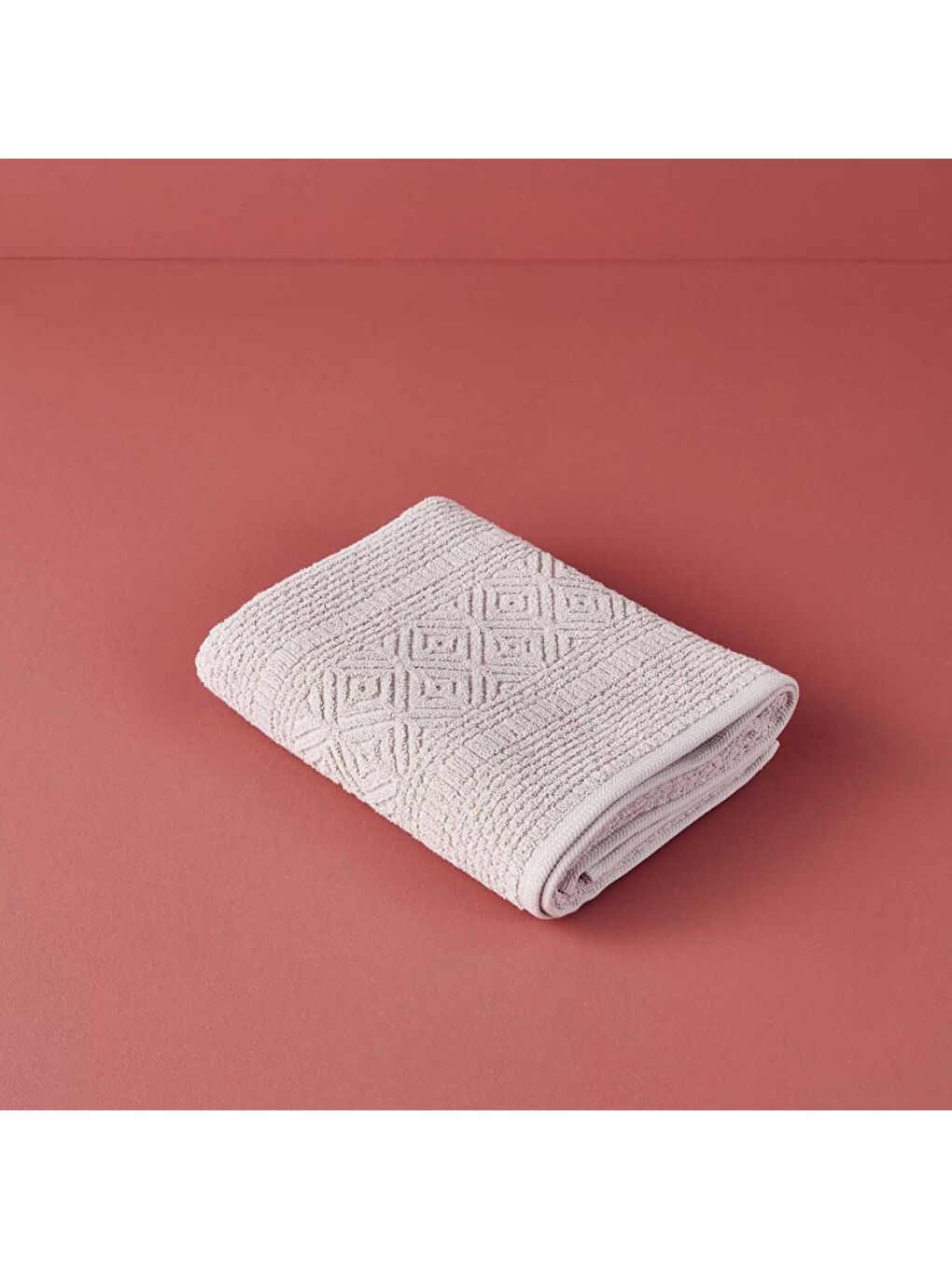 %100 Pamuk Helena Banyo Havlusu Bej-4