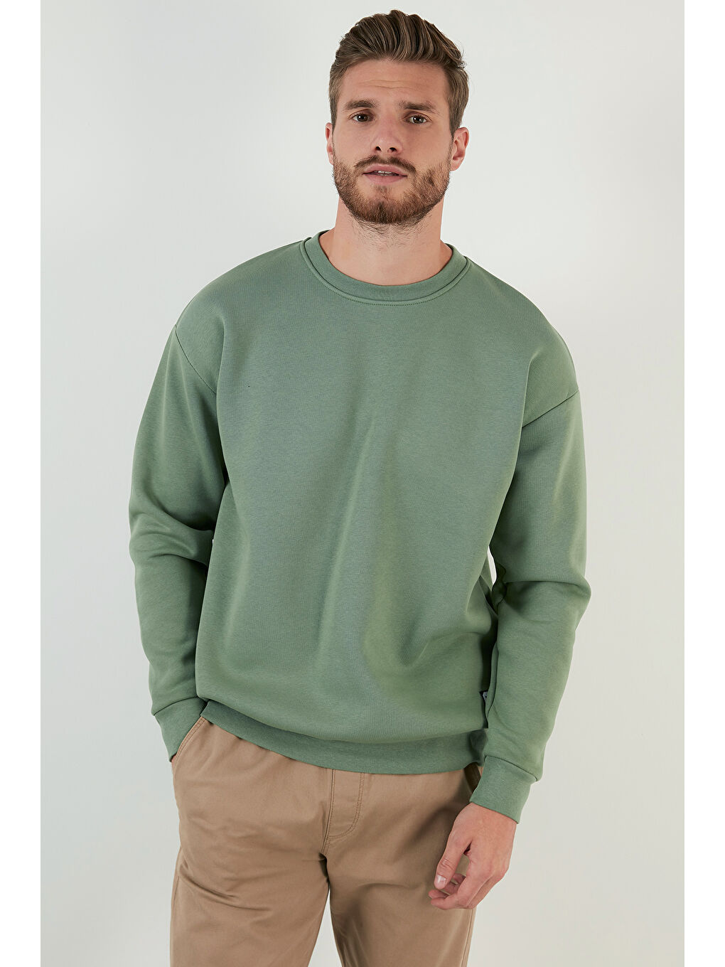 Mavi Regular Fit Bisiklet Yaka Şardonlu 2'li Paket Sweat 5905255S2-1