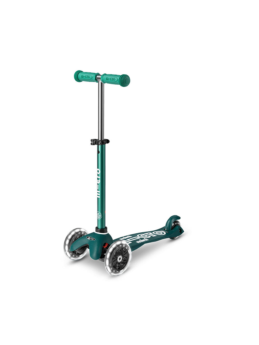 Micro Yeşil Mini Deluxe ECO LED 3 Tekerlekli Scooter Green