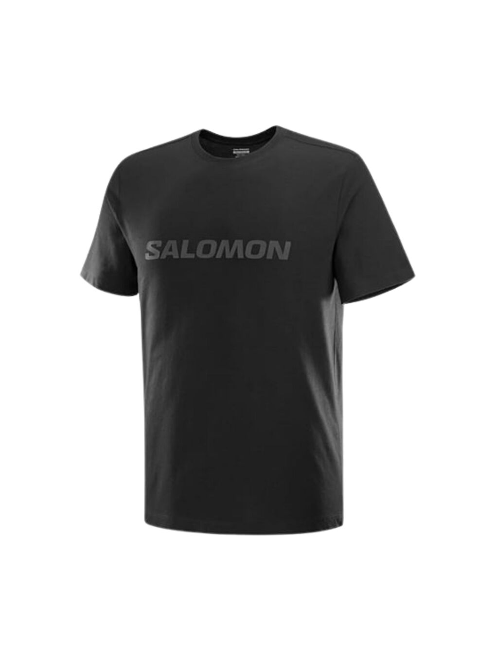 Salomon Logo Erkek Siyah Tişört-2