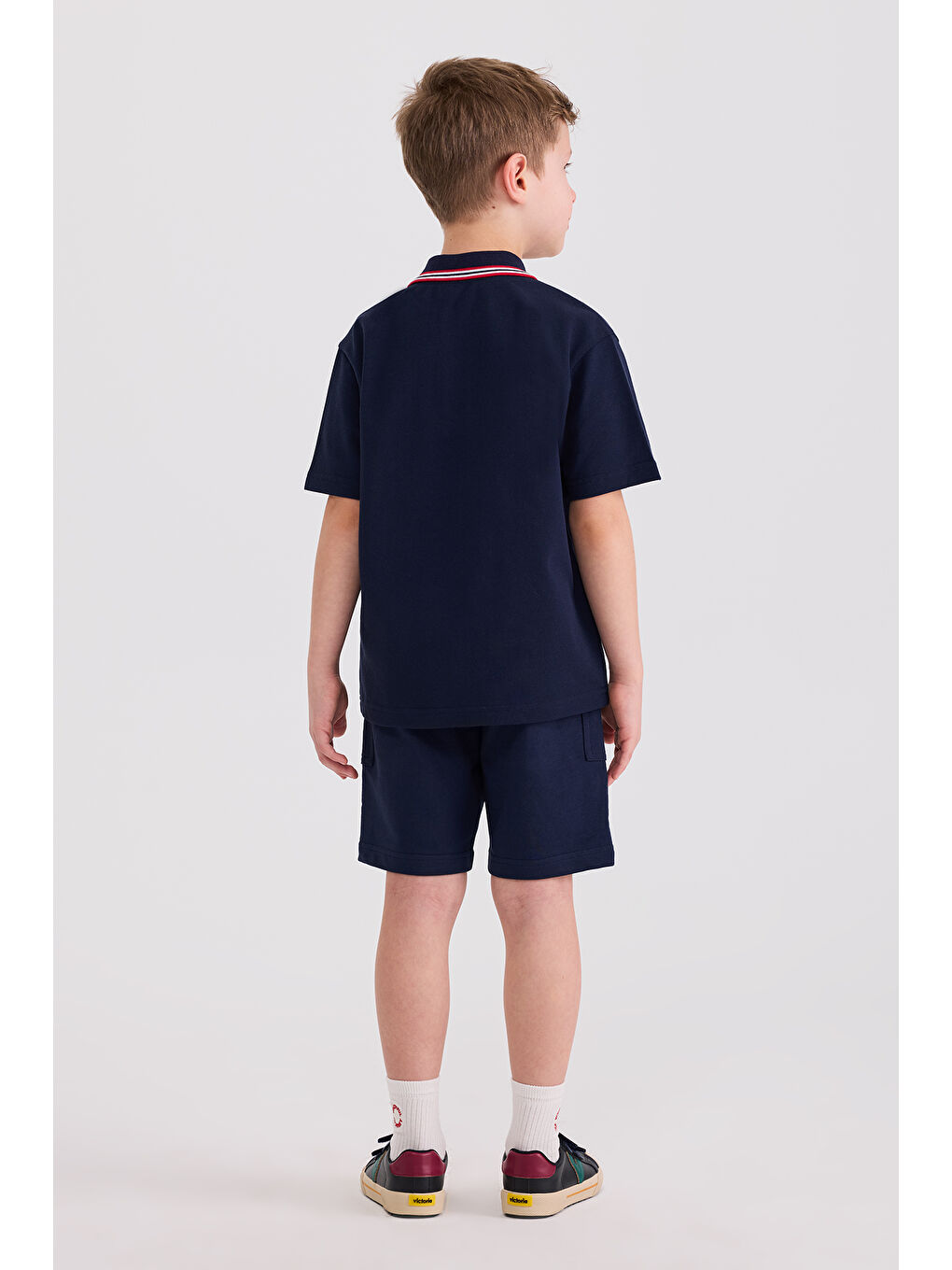 Erkek Çocuk Kısa Kollu Lacivert Tişört-6