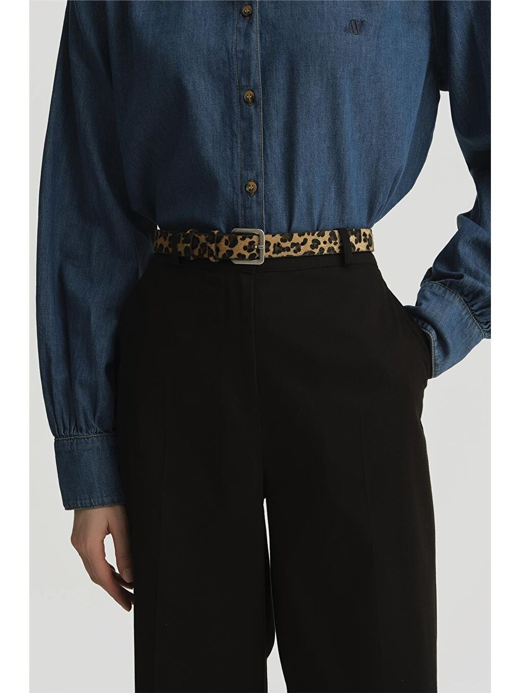 Kahverengi Leopar Desen Kemer 25Yd012 Leopar-3