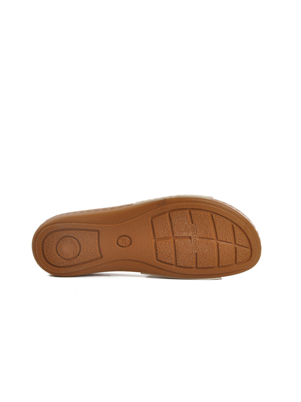 Bej İnce Taban Anatomik Kadın Terlik 11-367 Z-4