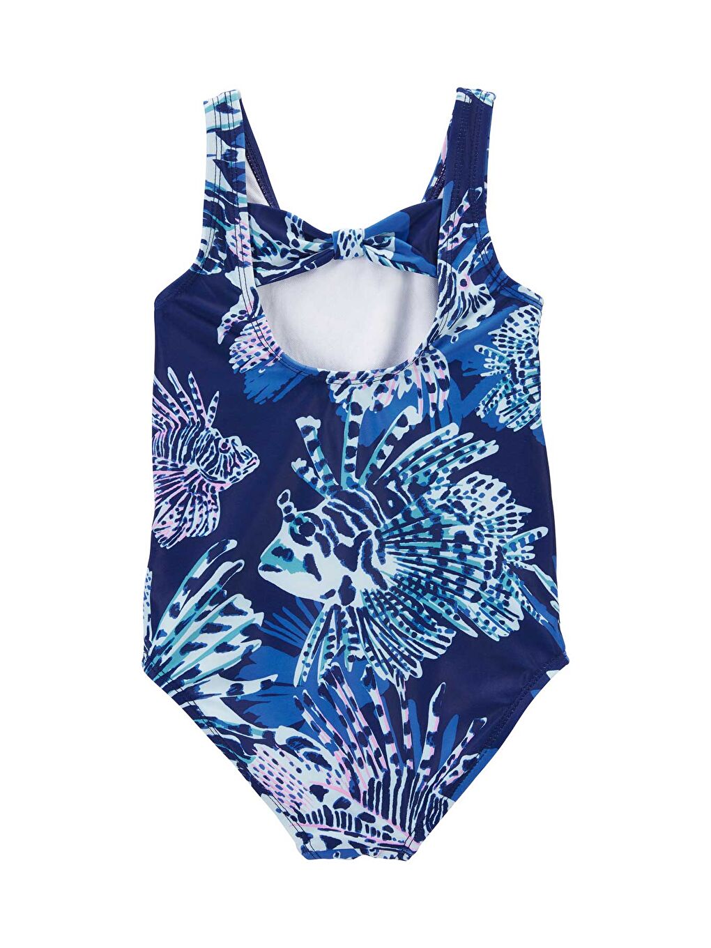 Lacivert Küçük Kız Çocuk Mayo-1