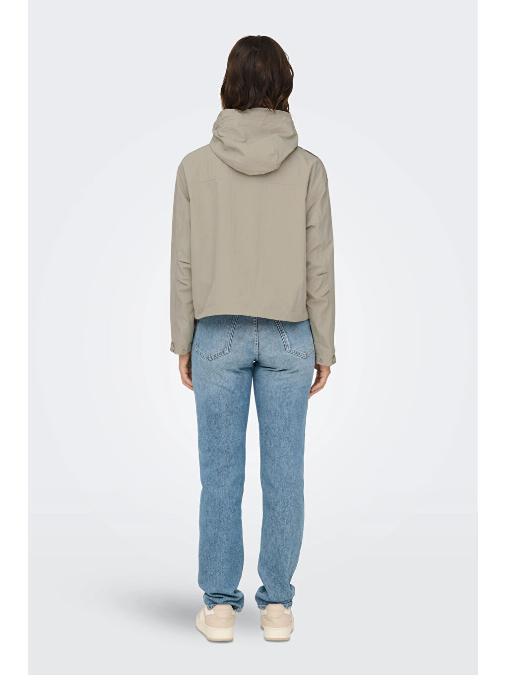 Bej Onlmamba Regular Fit Kapüşon Yaka Kadın Mont 15308621-3