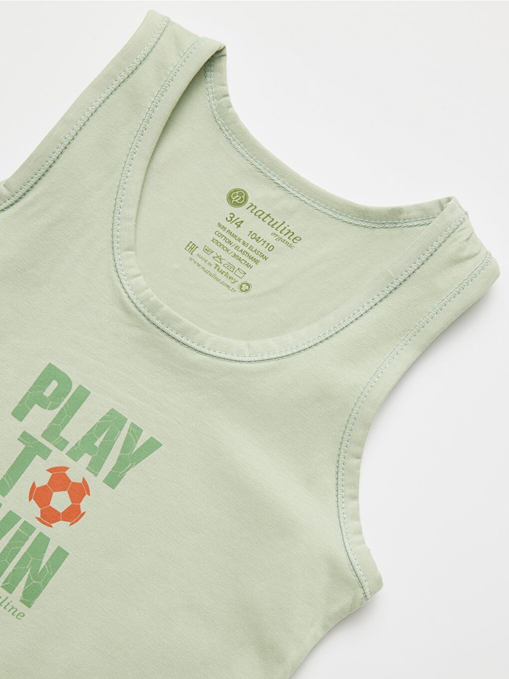 Mor Erkek Çocuk Organik Pamuklu  Atlet Play To Win 4 lü Paket-4