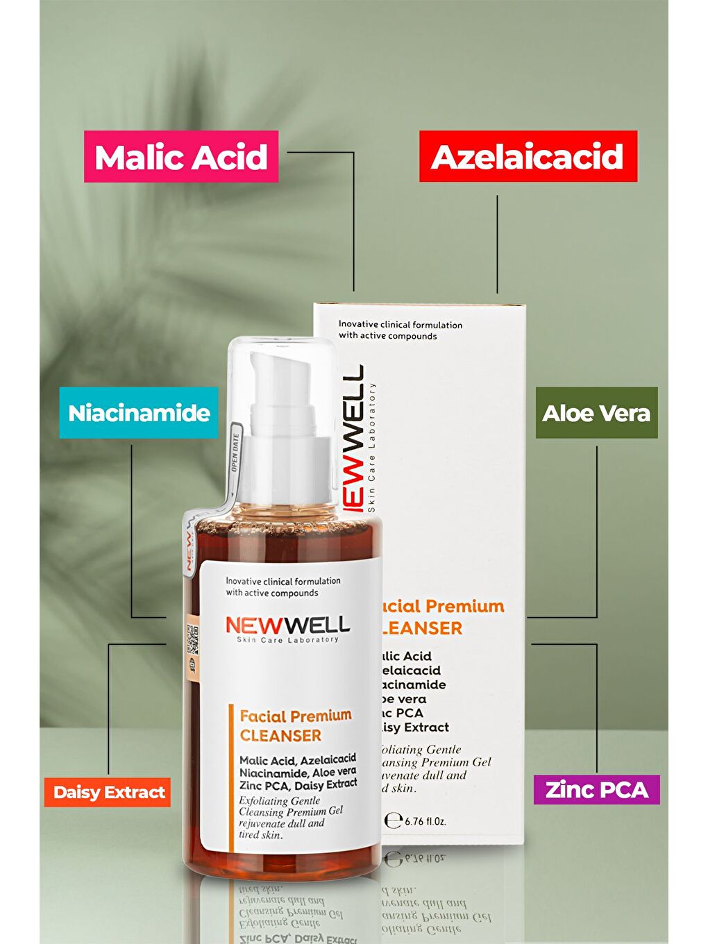 Bitkisel İçerikli Yüz Temizleme Jeli (Tüm Cilt Tipleri) 200 ML-1