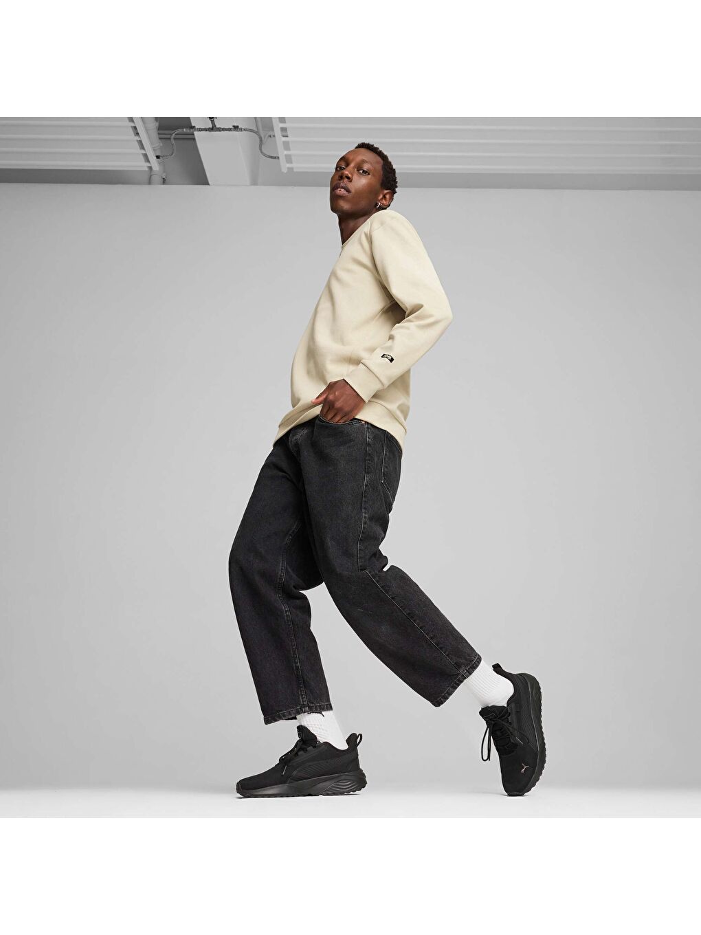 Siyah Pacer 23 Street Unisex Spor Ayakkabı-1