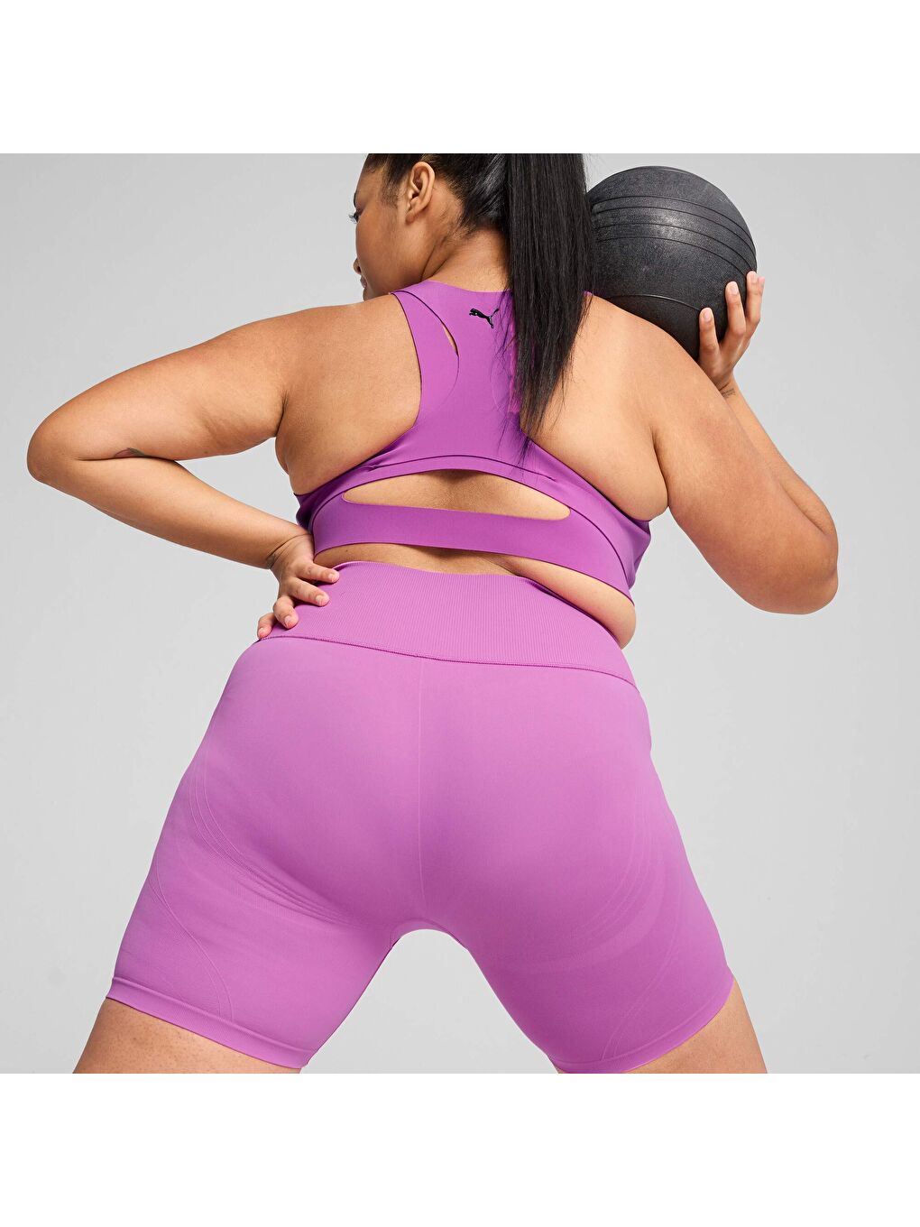 Mor SHAPELUXE Seamless BIKER Şort Tayt-3