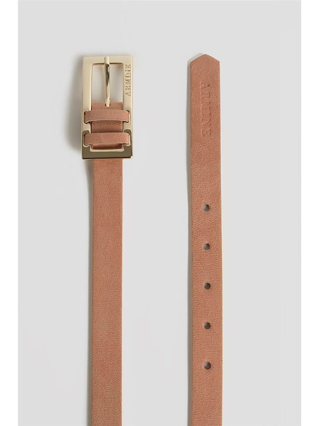 Pembe İnce Süet Kemer 25Yd001 Orkide-1