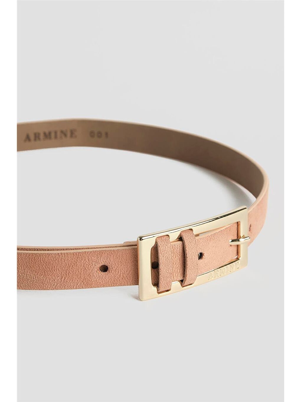 Pembe İnce Süet Kemer 25Yd001 Orkide-2