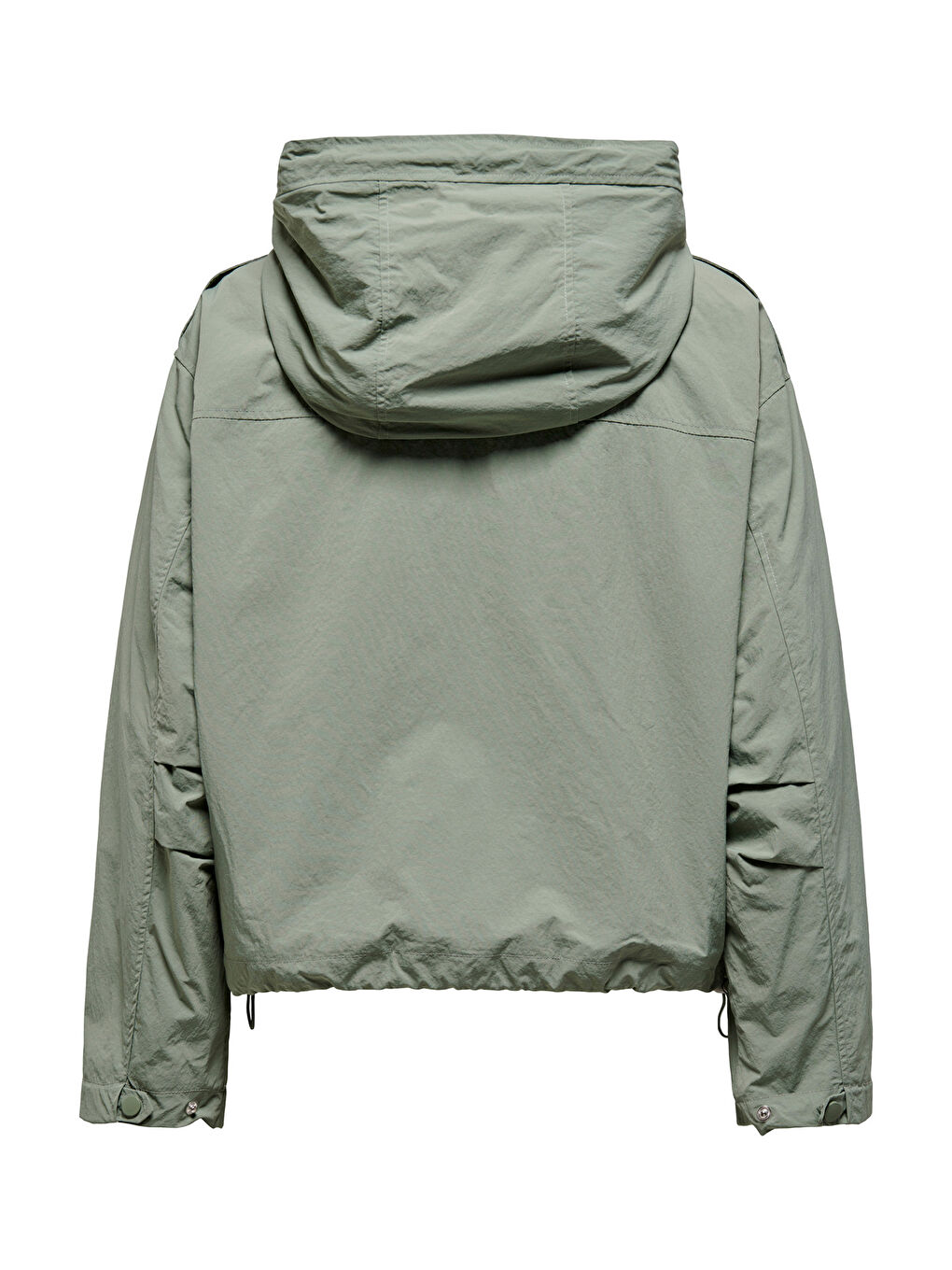 Yeşil Onlmamba Regular Fit Kapüşon Yaka Kadın Mont 15308621-6