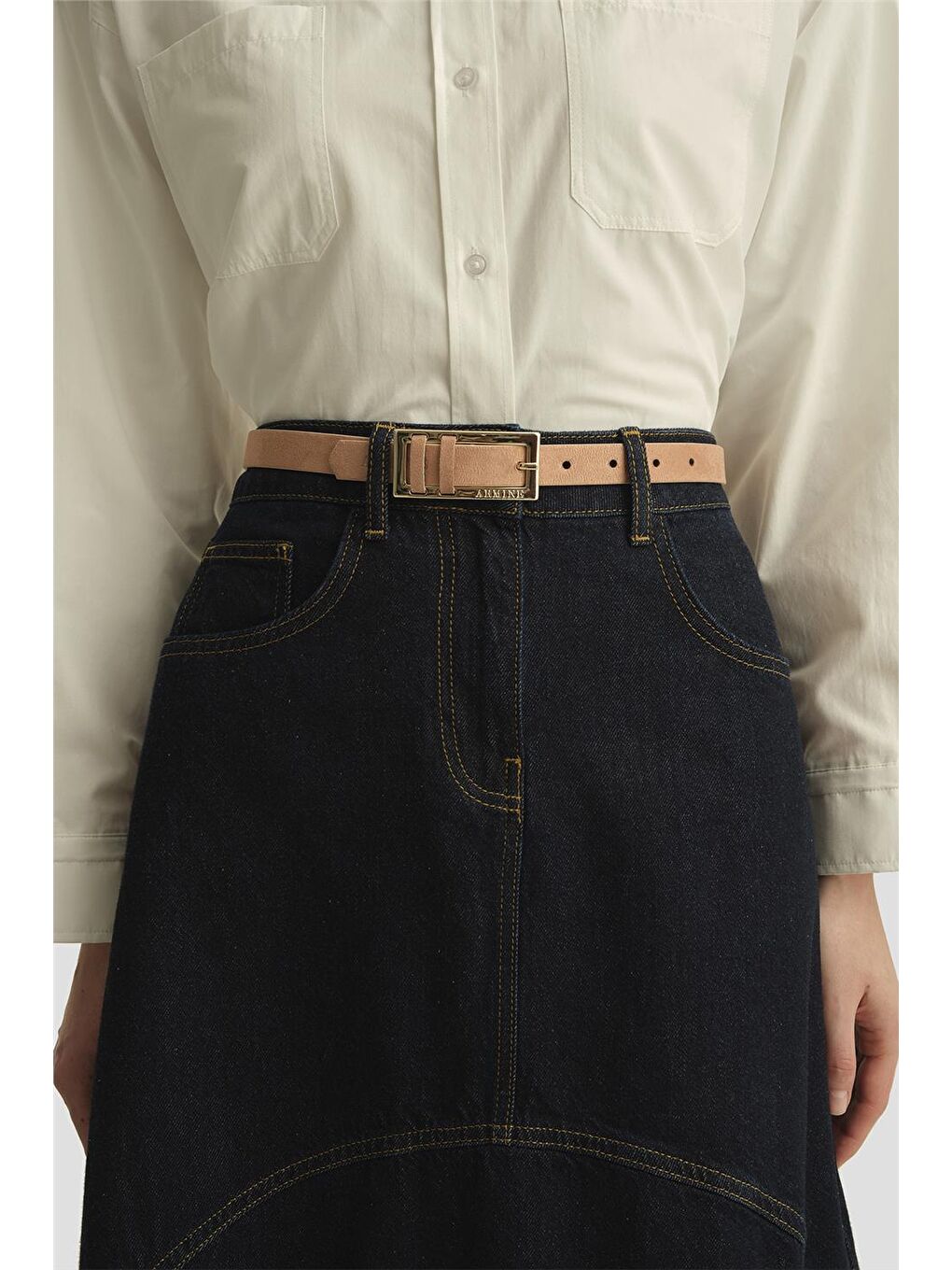 Pembe İnce Süet Kemer 25Yd001 Orkide-3