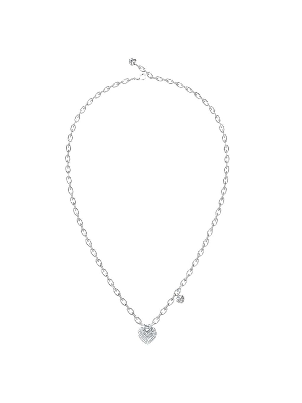 Gri JGUJUBN05212JWRHTU Kalpli Kadın Kolye