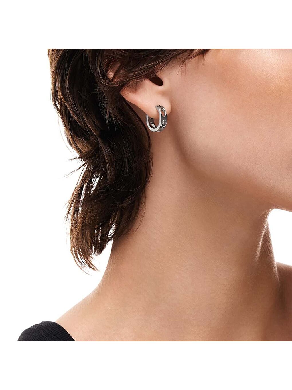 Gri DJDX1664-040 Küpe-3