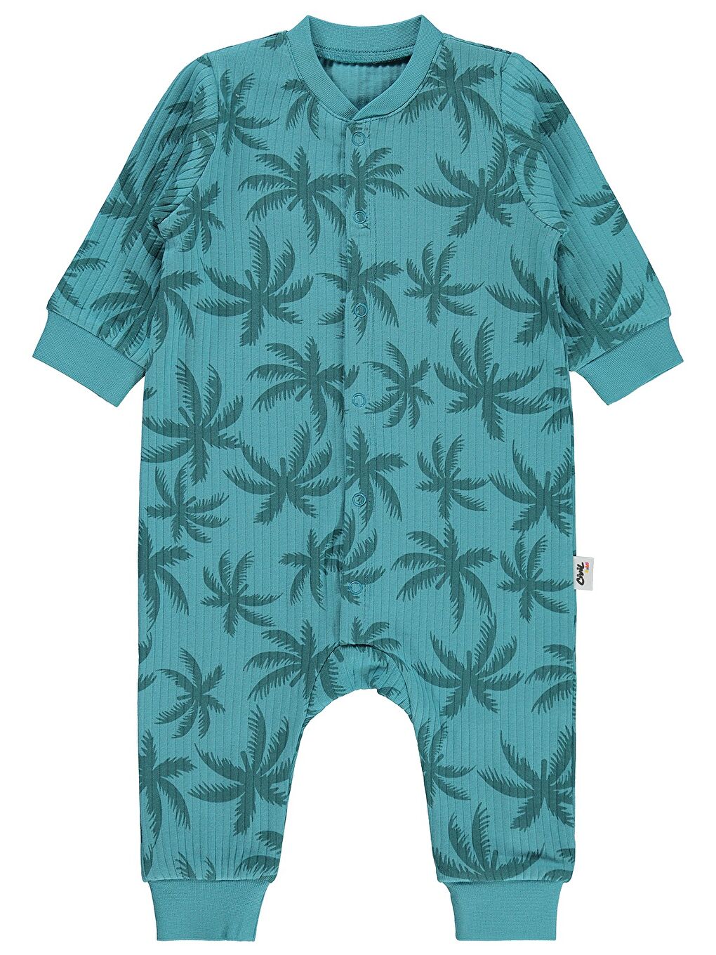 Petrol Baby Palmiye Empirme 3-12 Ay Tulum - Yeşil