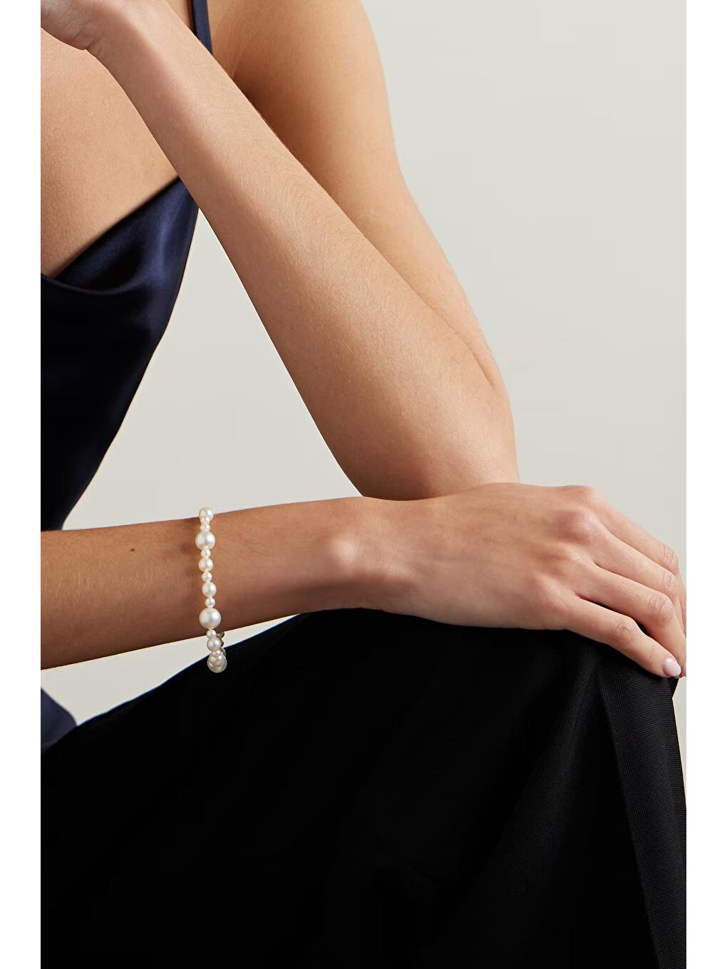 New Obsessions Beyaz Monte İnci Bileklik