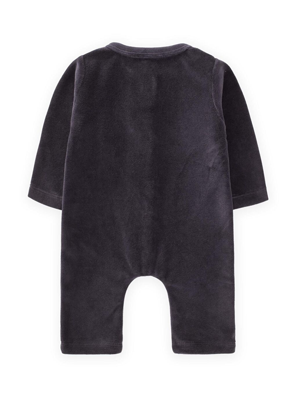 Gri Kadife Tulum 0-3 Yaş Füme-1