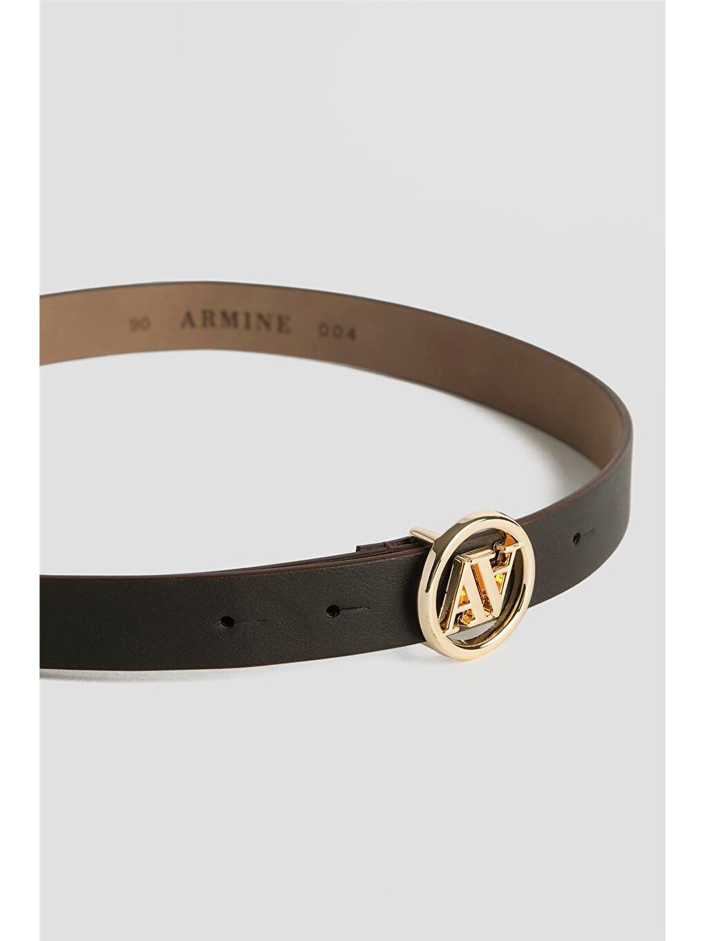 Kahverengi Orta Boy Kemer 25Yd004 Acı Kahve-1