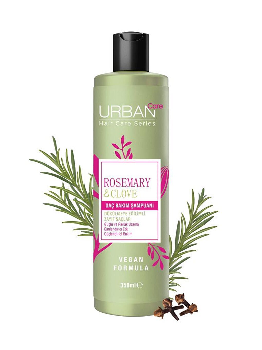 Urban Care Rosemary & Clove Biberiye ve Karanfil Canlandırıcı ve Güçlendirici Saç Bakım Şampuanı  350 ML - 2