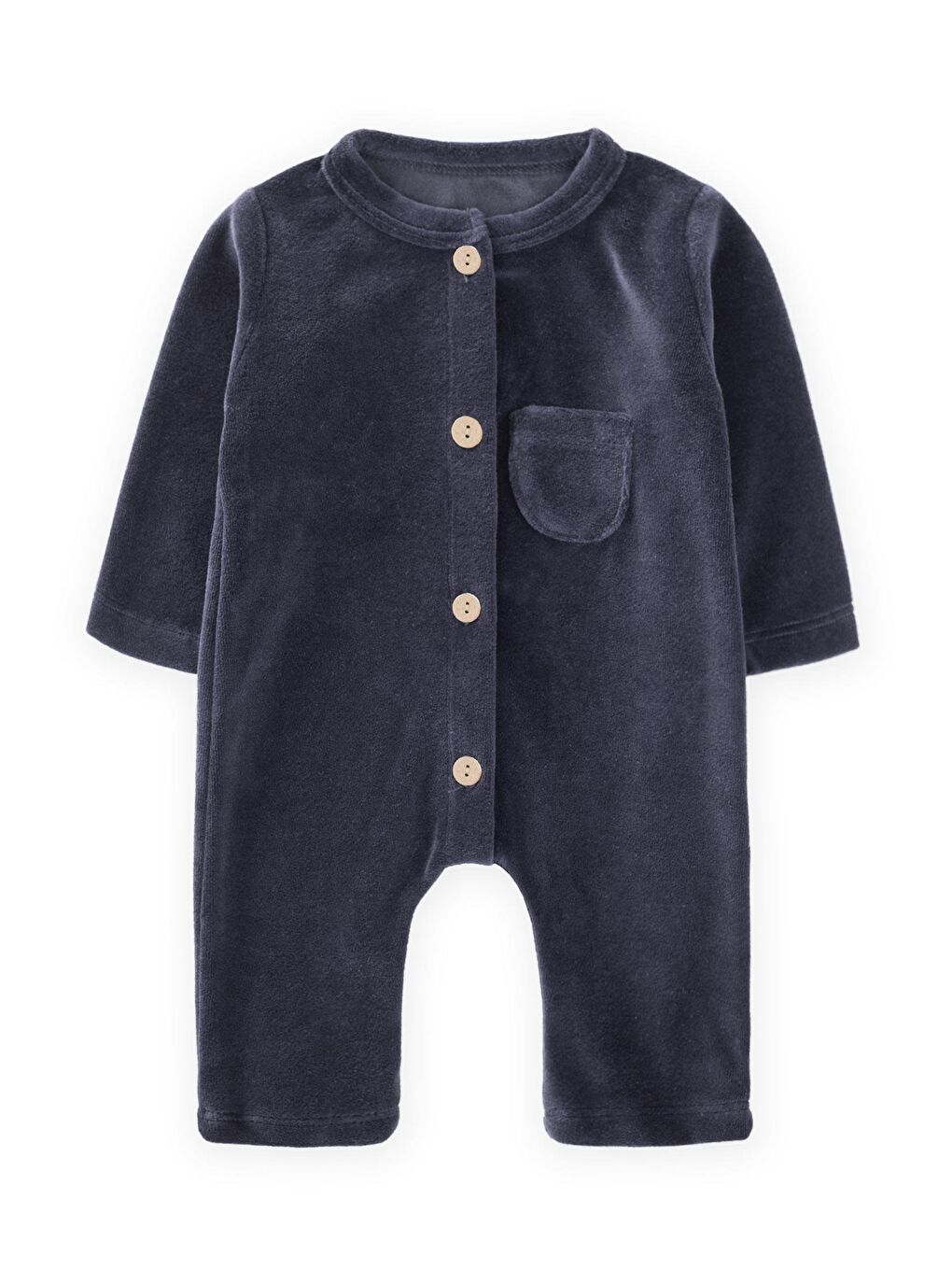 Kadife Tulum 0-3 Yaş Gri