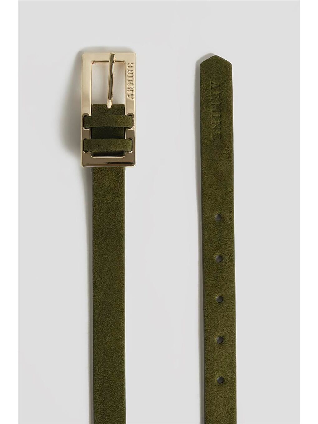 İnce Süet Kemer 25Yd001 Yeşil-2