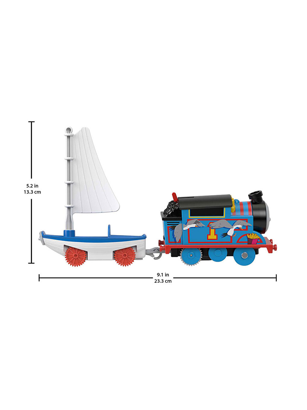 Thomas & Friends Renksiz Thomas Ve Arkadaşları Thomas Ve Skiff Açılır Köprü Motorlu HGX65 - 4