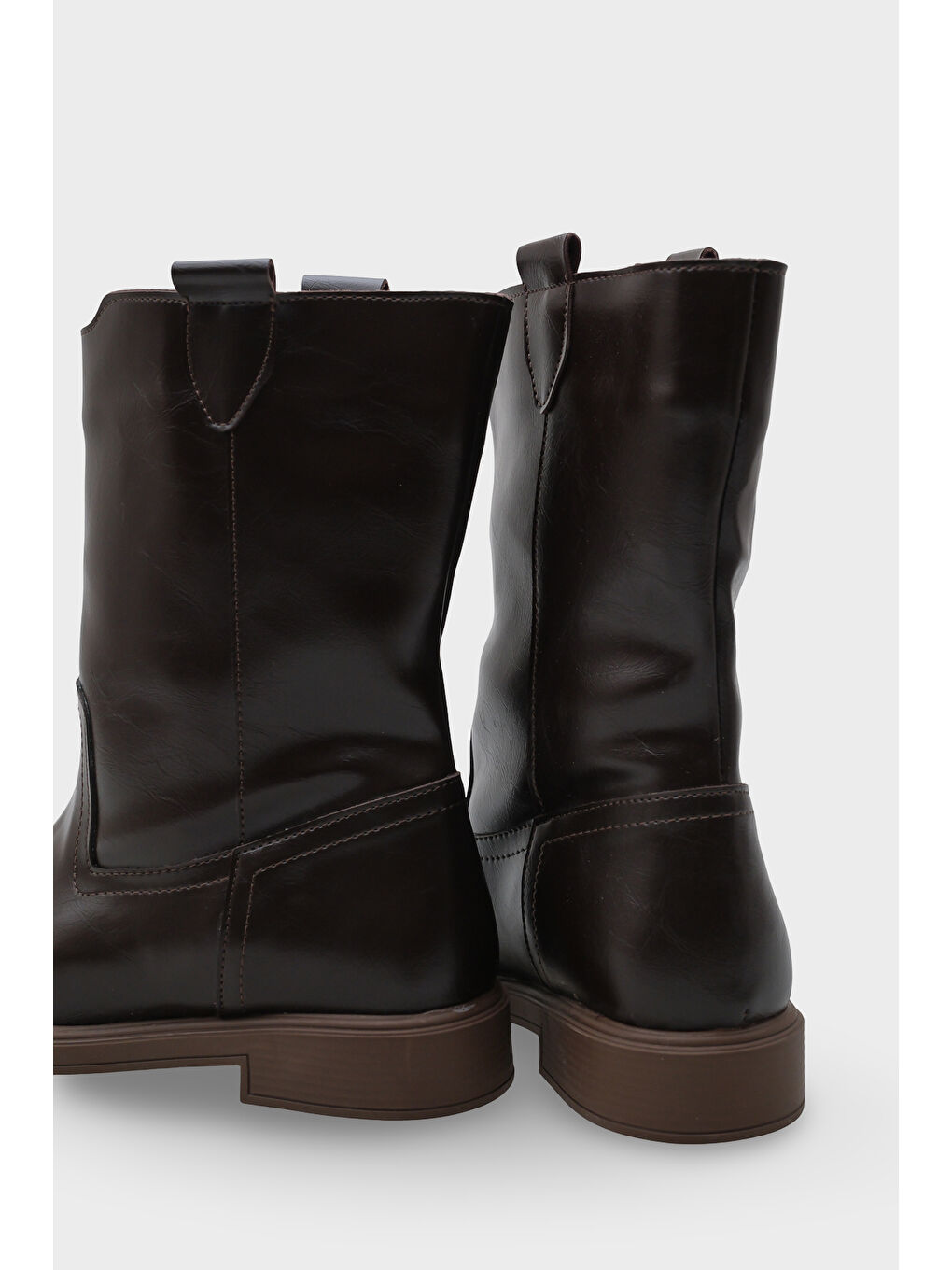 Emmye Kadın Koyu Kahverengi Bot-3