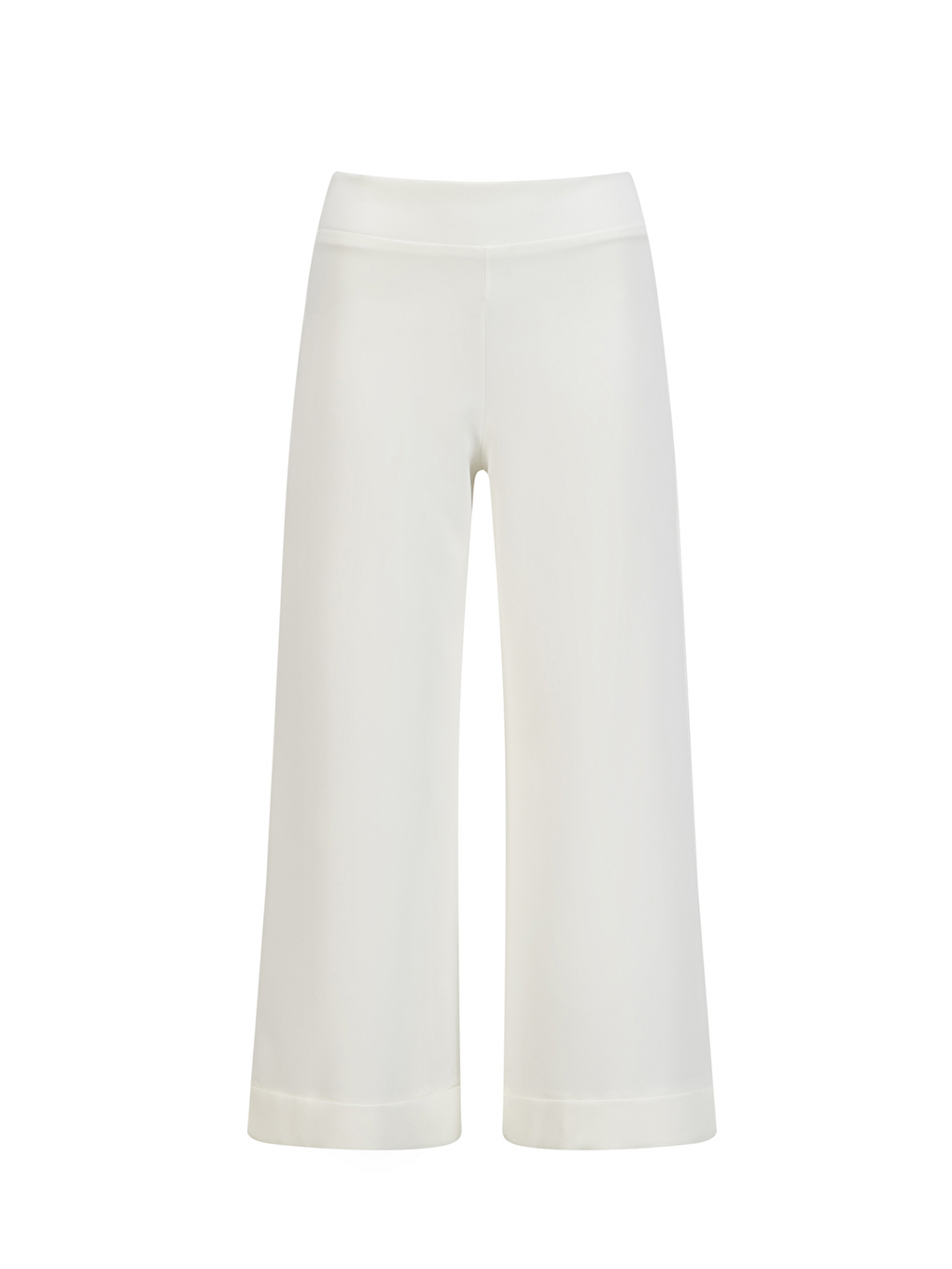 Katlı Paça Pantolon Ekru-4