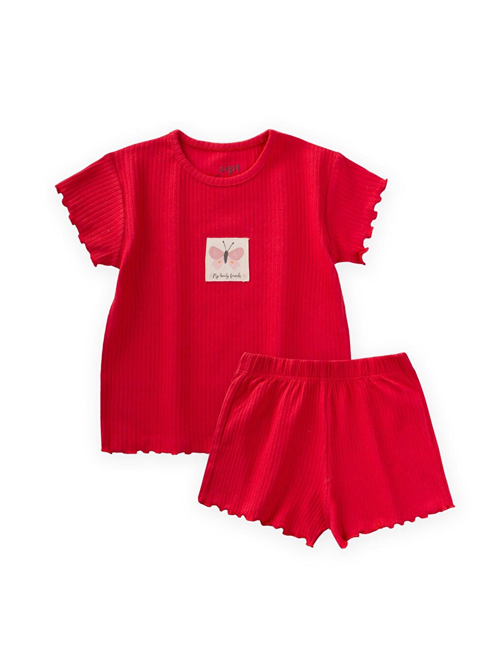 Kırmızı Kız Çocuk Takım