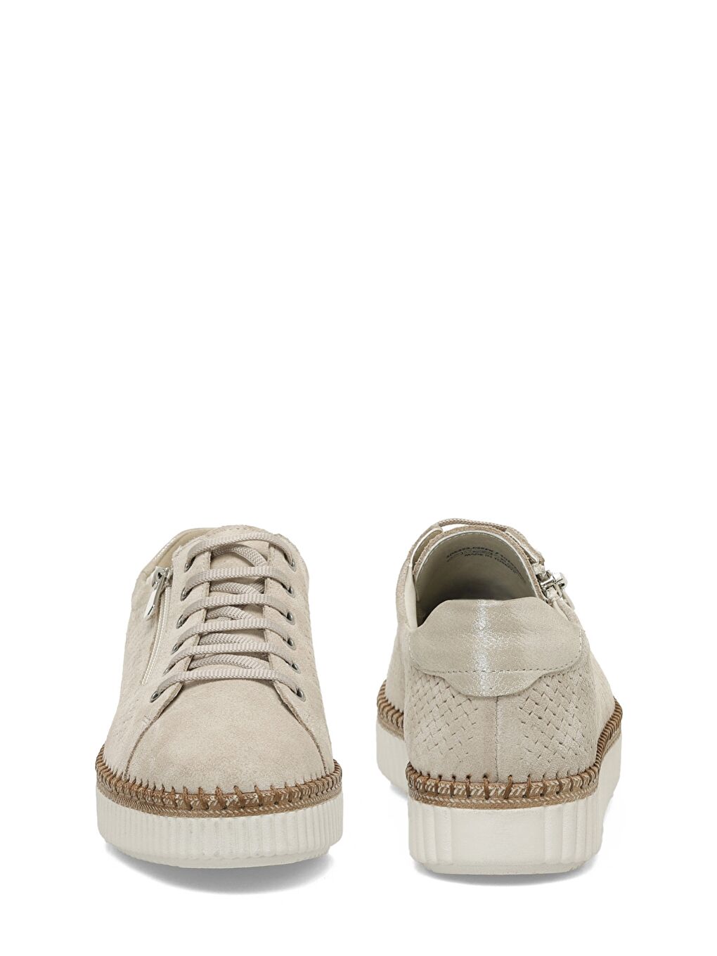 105473.NZ5FX Bej Kadın Comfort Ayakkabı-4