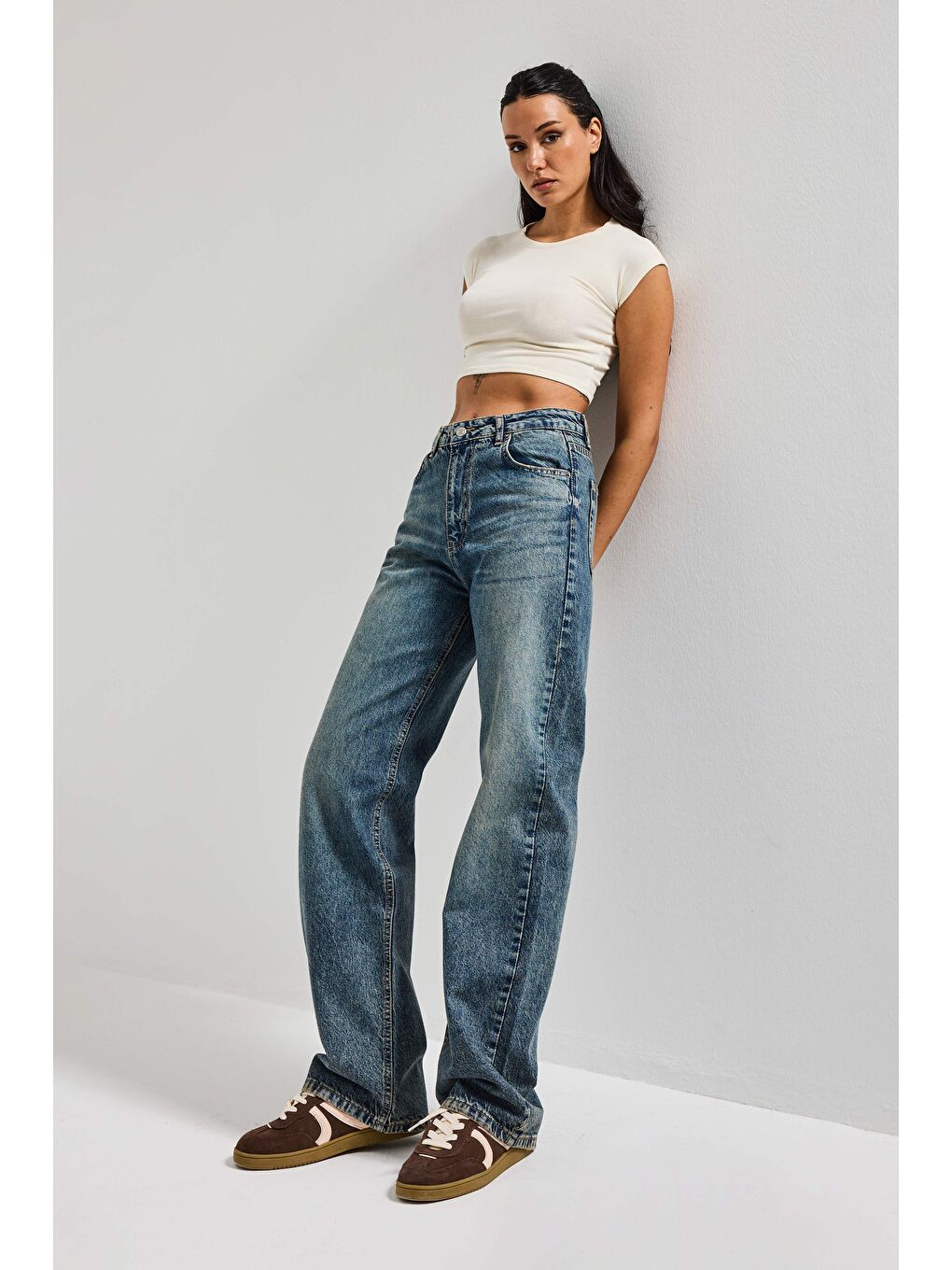 Mavi Kadın Tint Jean Doris 4s6-65 Straight Fit Yüksek Bel %100 Pamuk Denim Jean