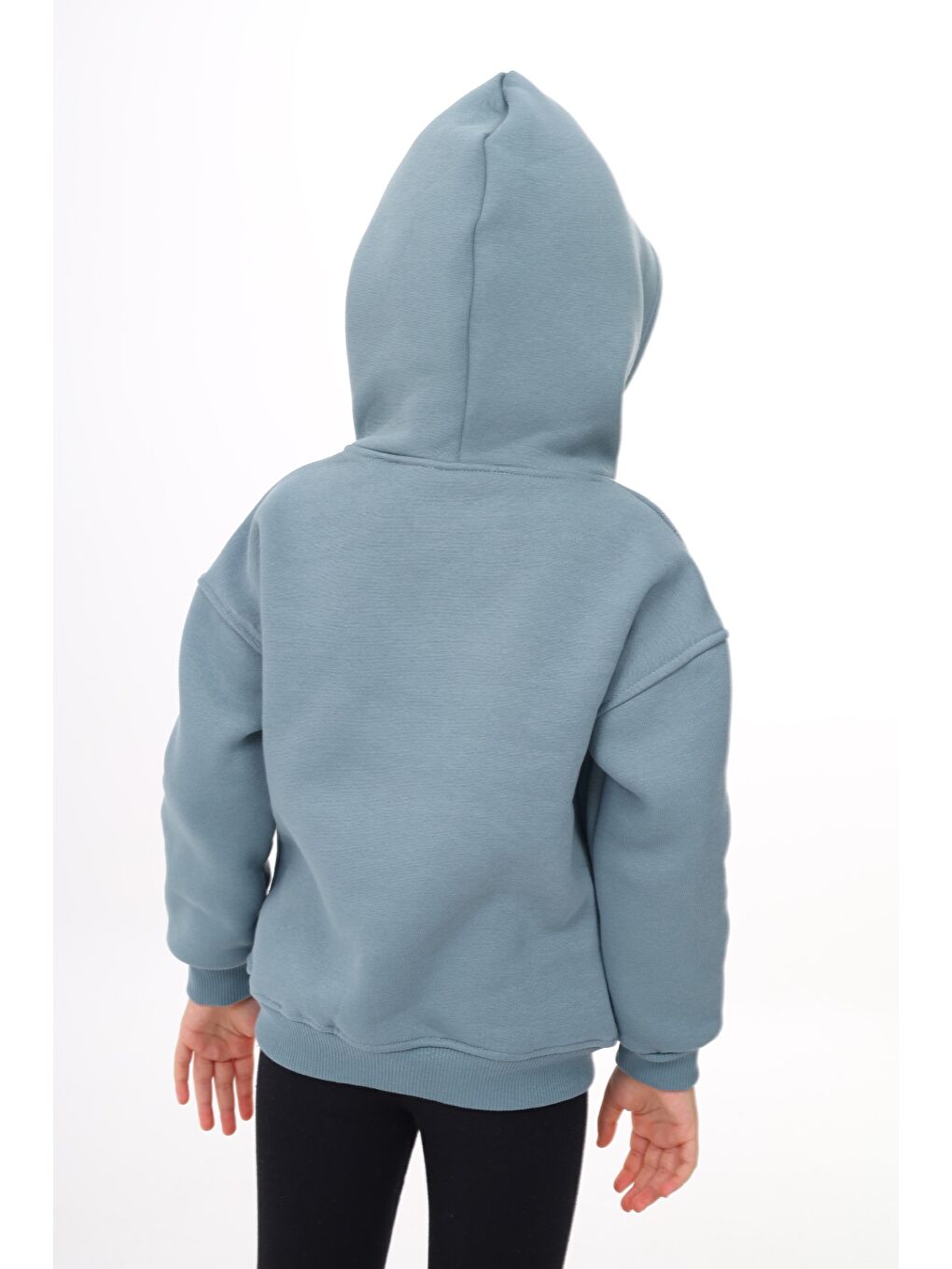 Mavi Kız Çocuk Baskılı Sweatshirt-3