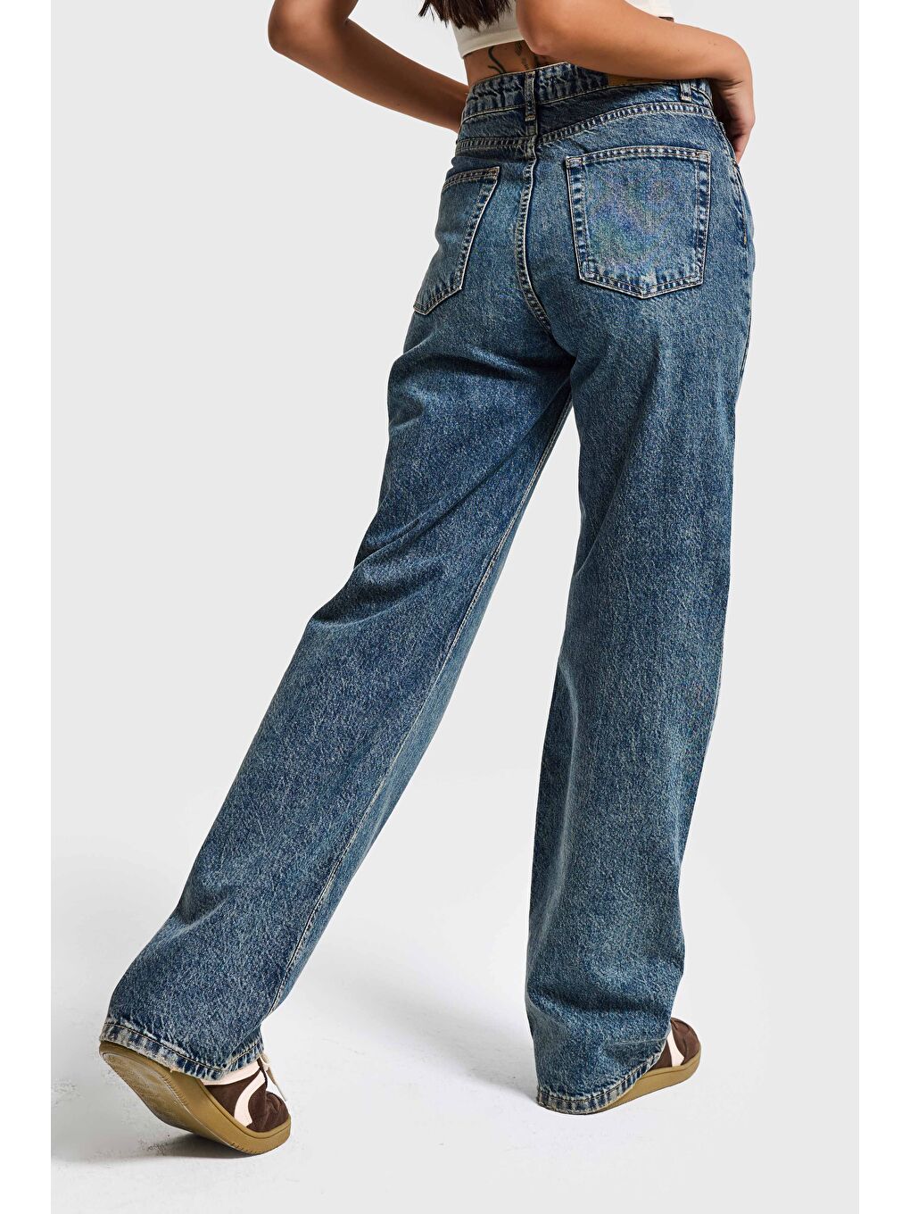 Mavi Kadın Tint Jean Doris 4s6-65 Straight Fit Yüksek Bel %100 Pamuk Denim Jean-4