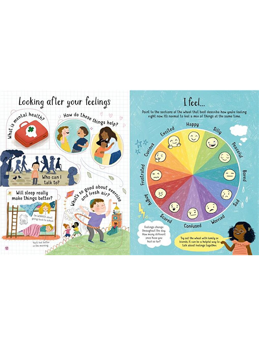 Usborne Lift-the-Flap Questions and Answers About Feelings - 3