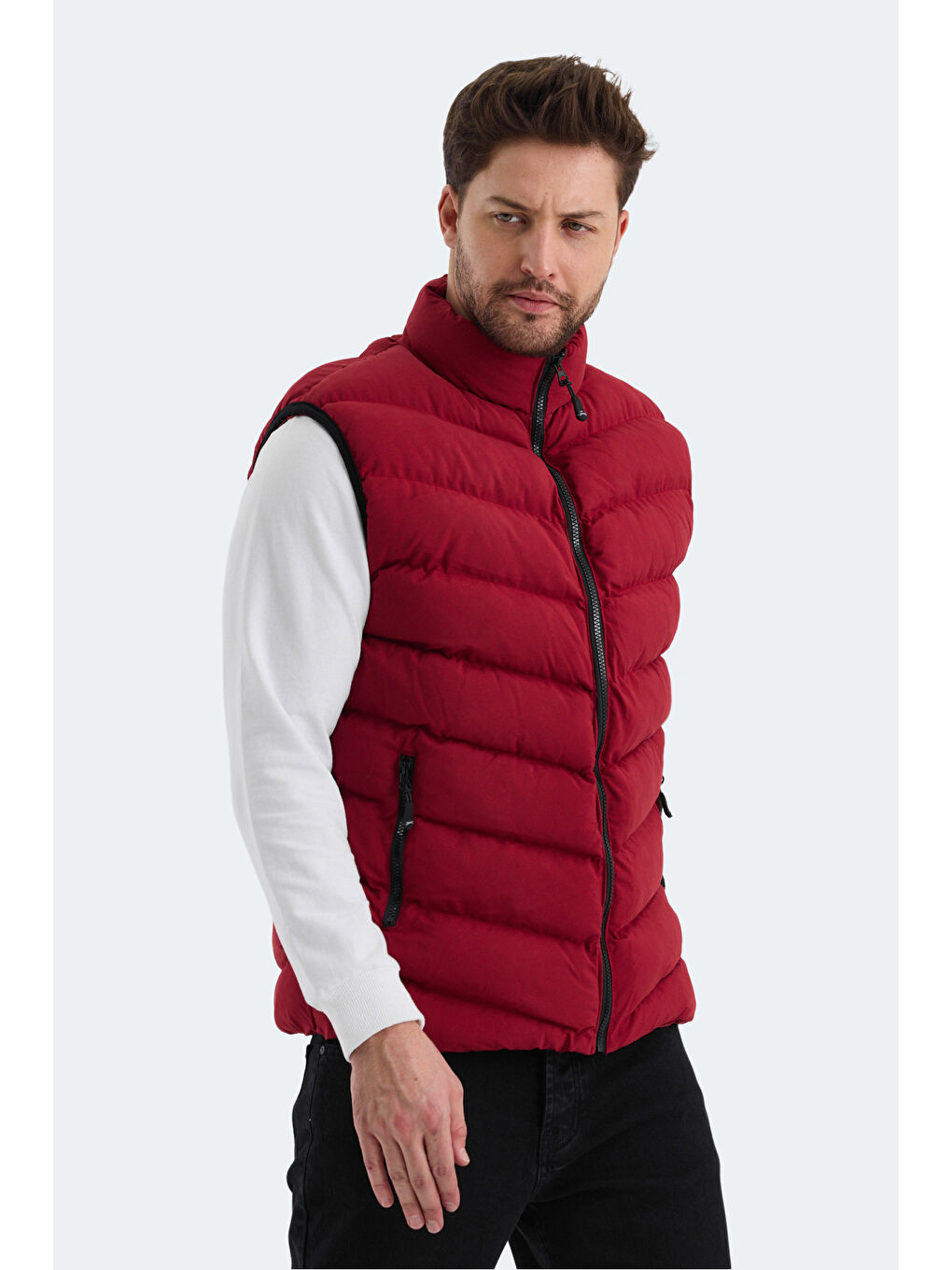 HAMMER I Erkek Yelek Bordo-4