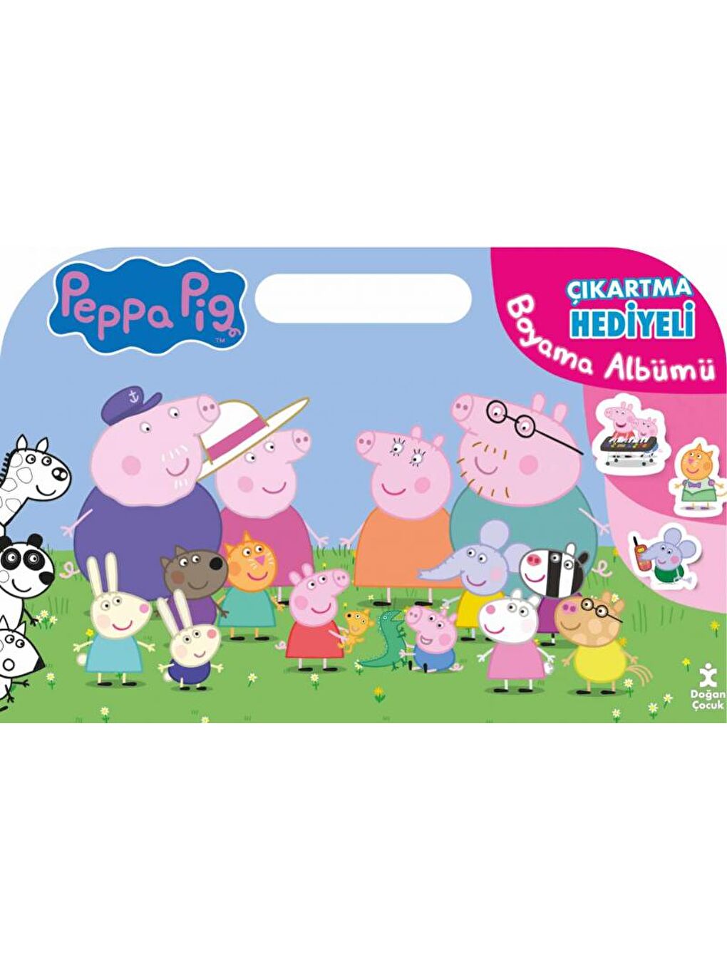 Doğan Çocuk Peppa Pig Çıkartma Hediyeli Boyama Albümü -