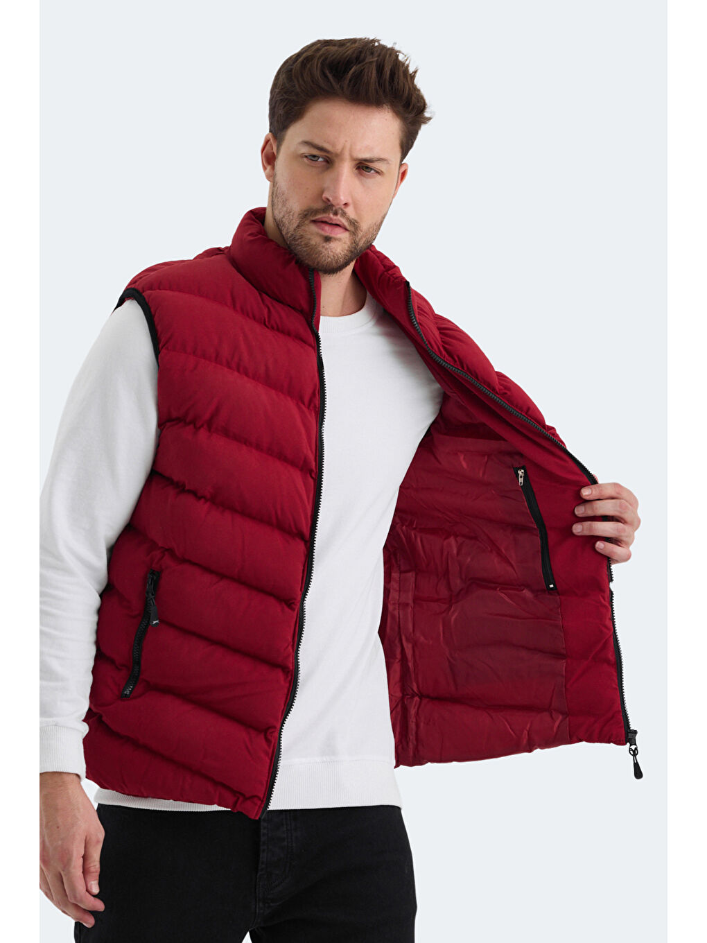 HAMMER I Erkek Yelek Bordo-5