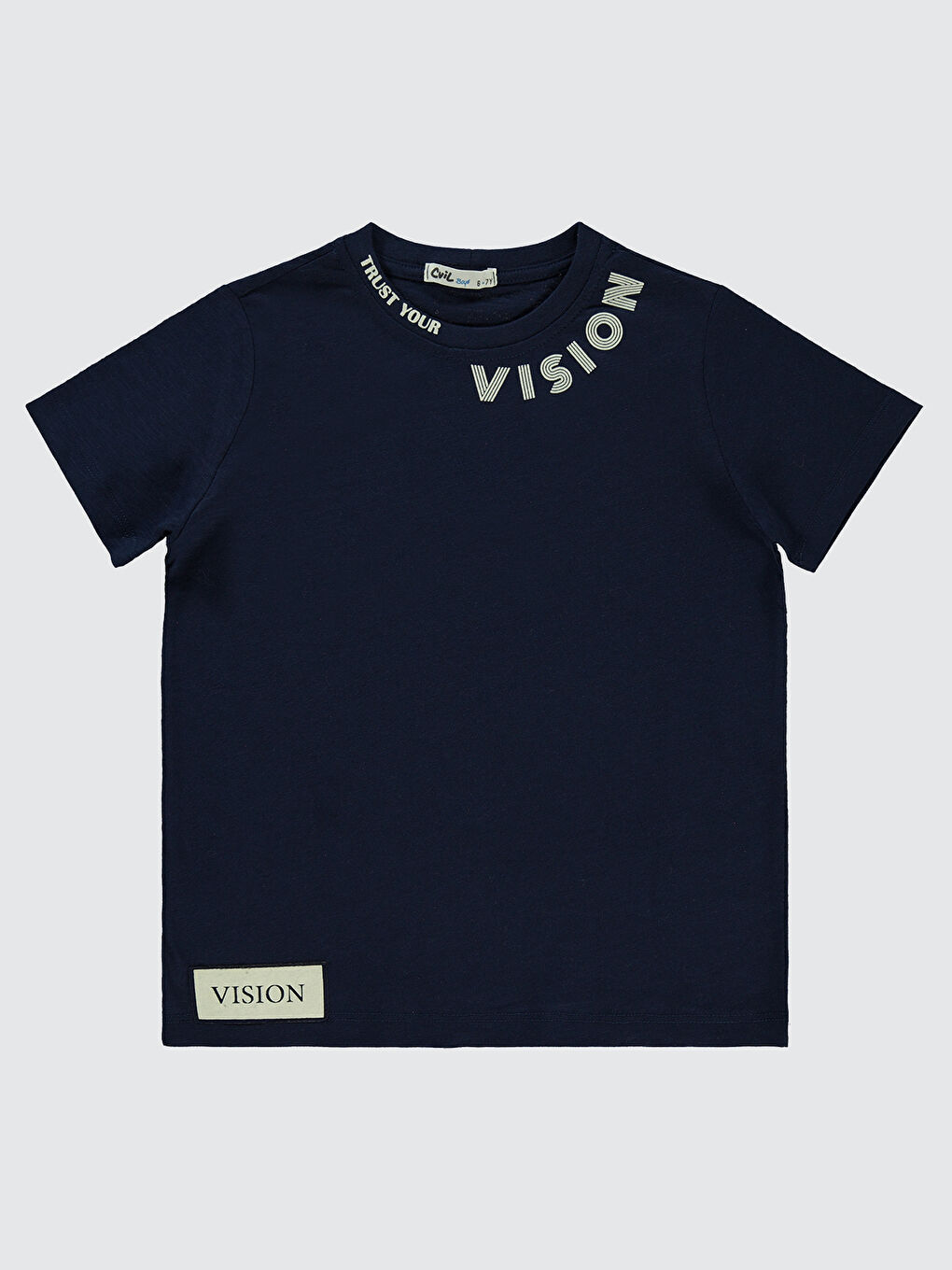 Boys Erkek Çocuk Tişört 6-9 Yaş Lacivert