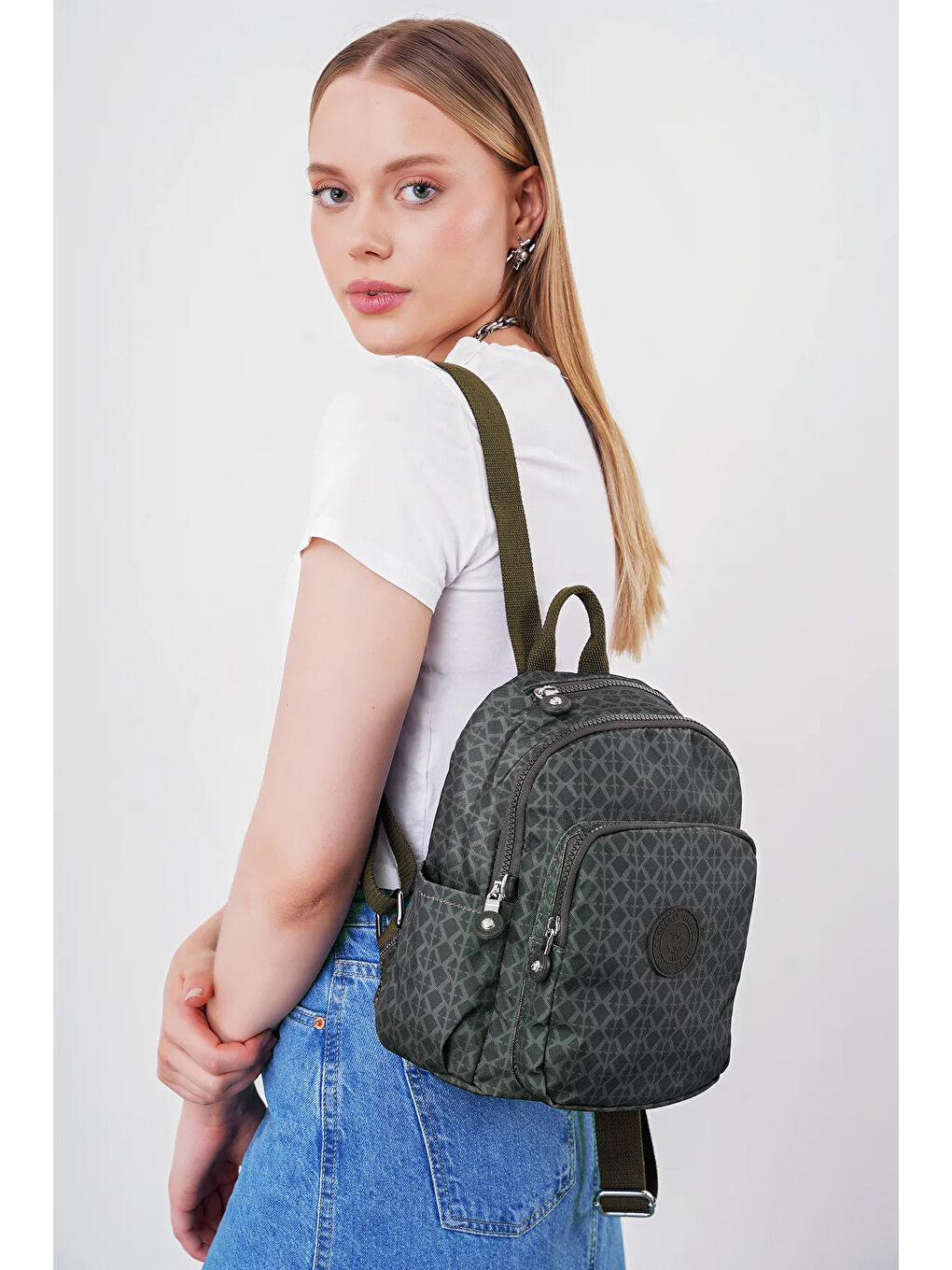 Yeşil Kadın Sırt Çantası BHPC6009-2