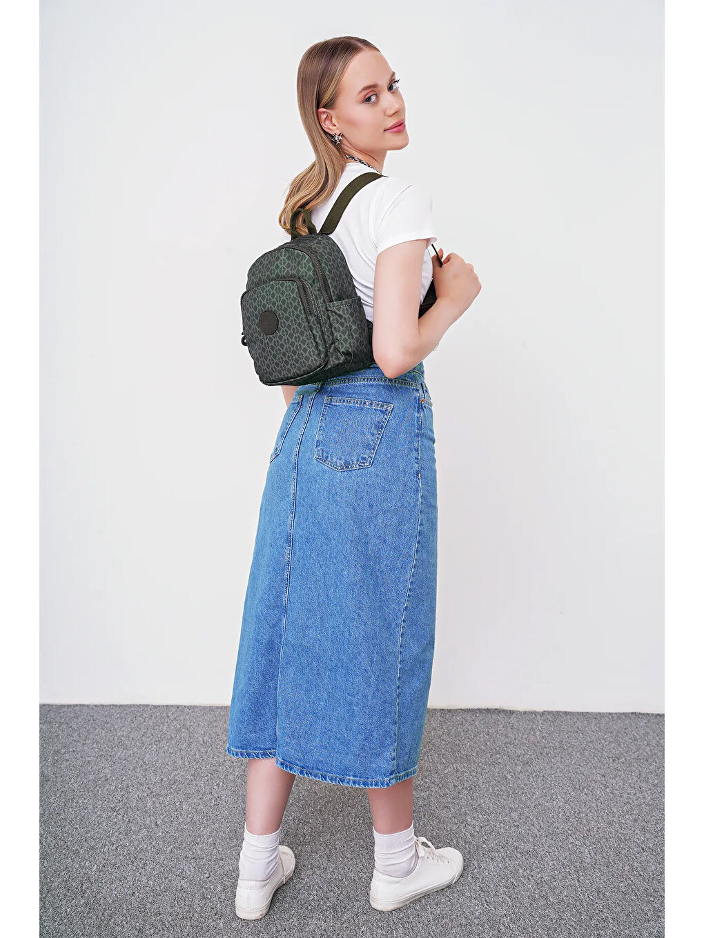 Yeşil Kadın Sırt Çantası BHPC6009-3
