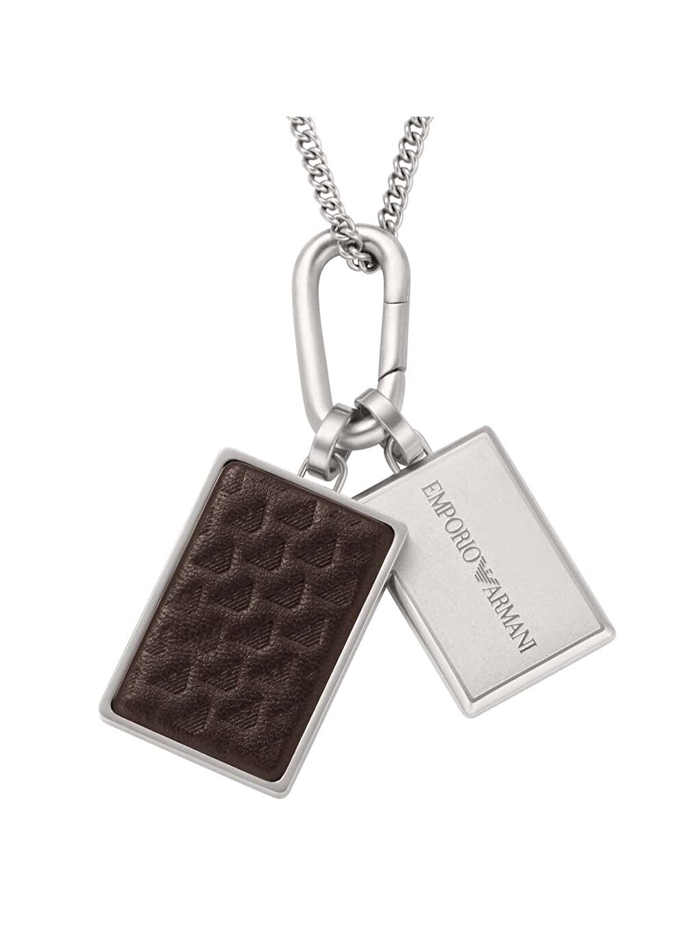 Kahverengi AJEGS3252-040 Erkek Kolye-1