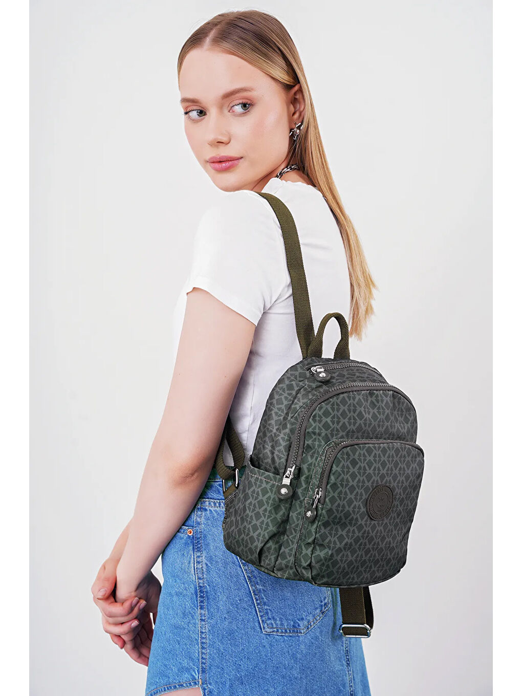 Yeşil Kadın Sırt Çantası BHPC6009-5