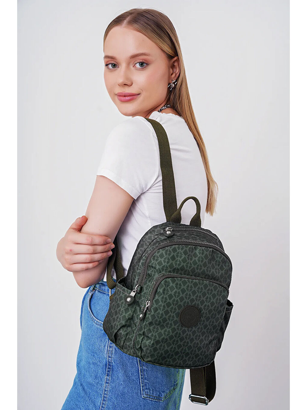 Yeşil Kadın Sırt Çantası BHPC6009-6