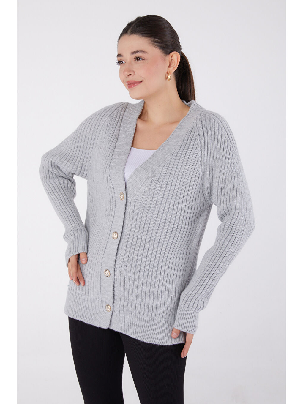 Hırka Gri - 26495-1