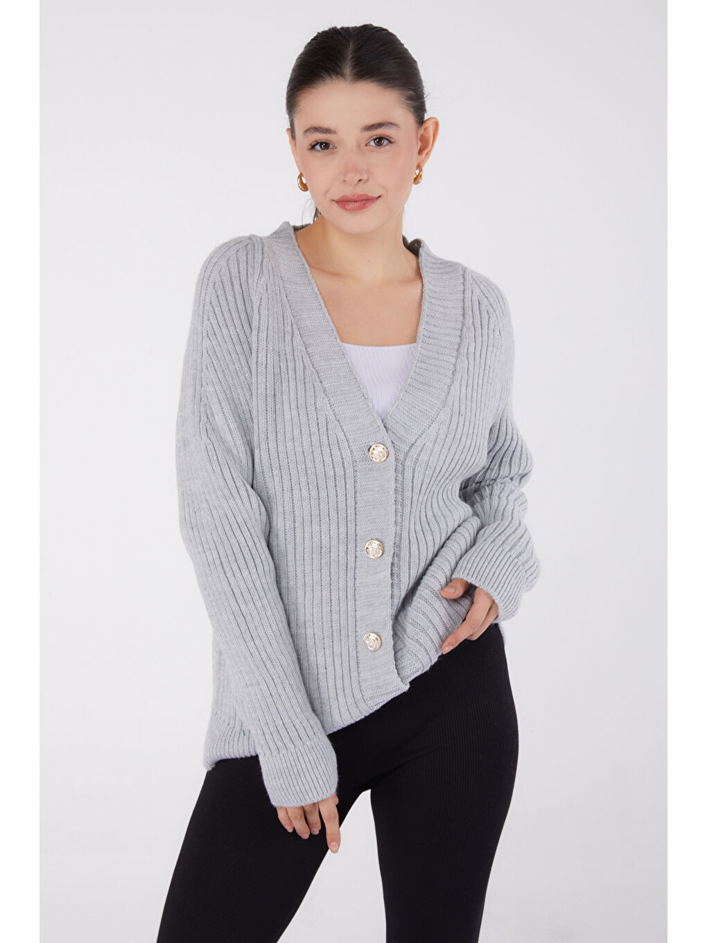 Hırka Gri - 26495-2