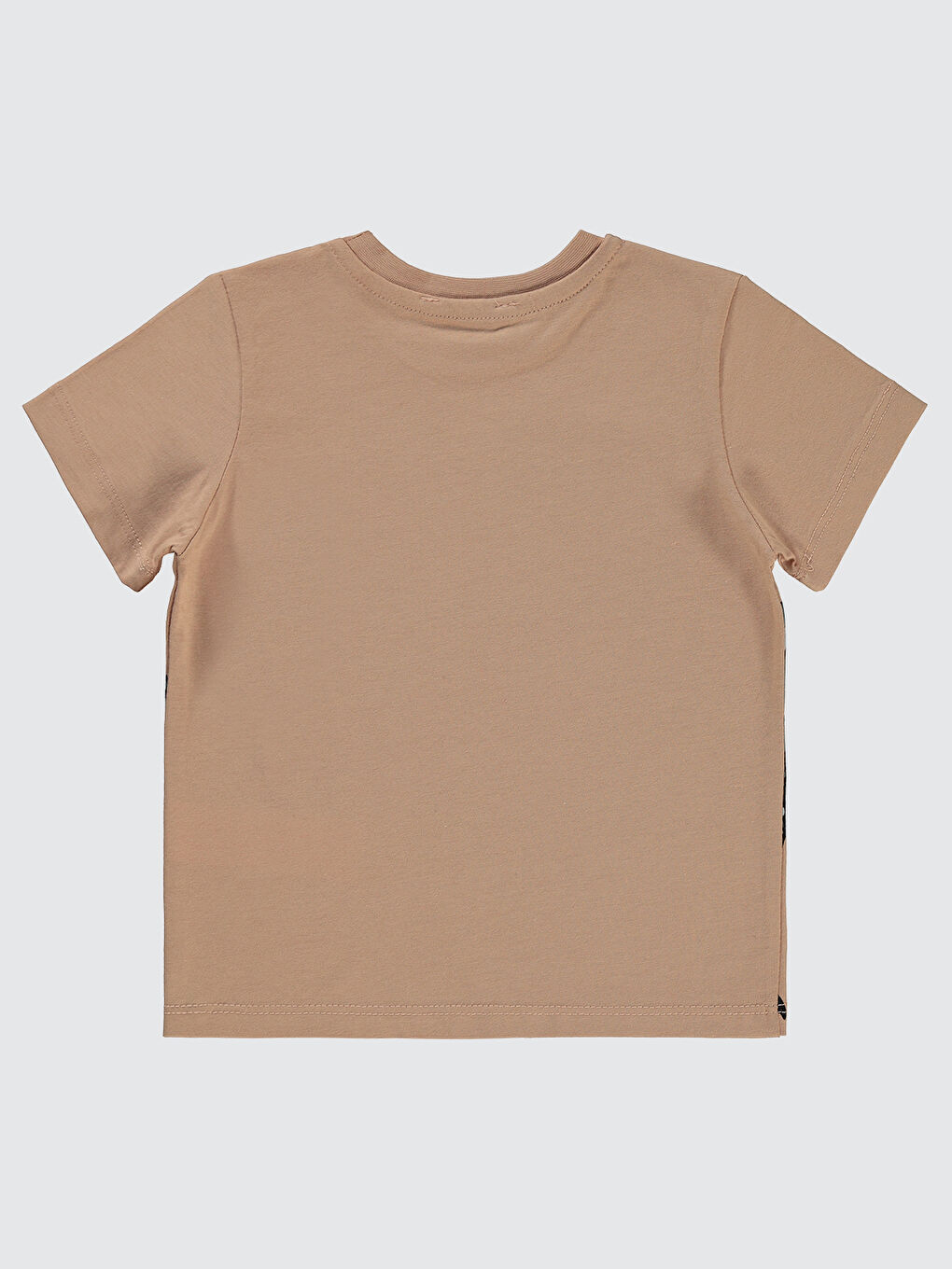 Bej Boys Erkek Çocuk Tişört 2-5 Yaş Vizon-1