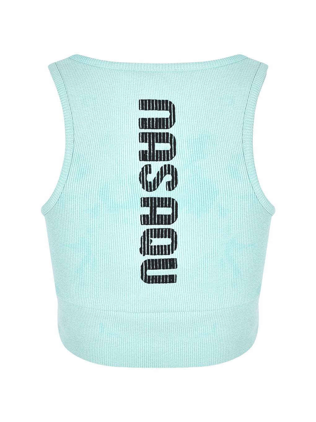 NSQ Açık Yaka Aktif Crop Top   Mint Yeşili-4